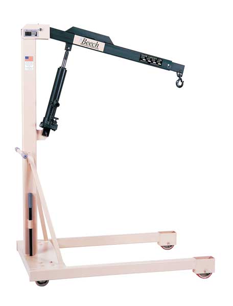 Beech Straddle Floor Crane, 1000 lb., 28 In. W B-1000