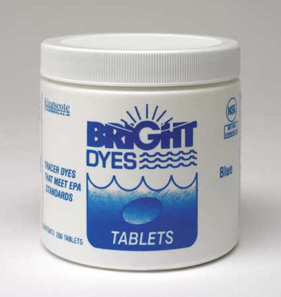 Bright Dyes Dye Tracer Tablet, Blue, PK200 101102