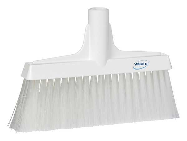 Remco 9 1/2 in Sweep Face Broom Head, Soft, Synthetic, White 31045