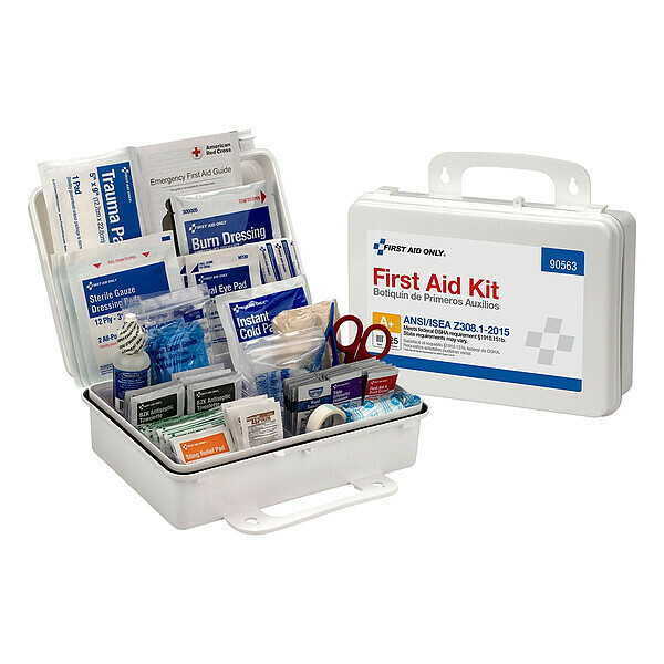 Zoro Select First Aid Kit, Plastic, 25 Person 54776