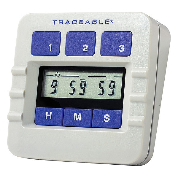 Traceable Lab Timer, Display 1/4 In, LCD 5002