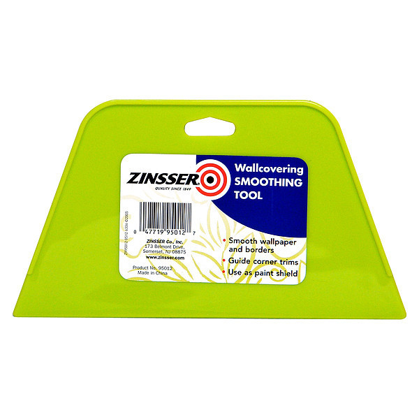 Zinsser Wallpaper Smoothing Tool, 8" L, Blue Green 95012