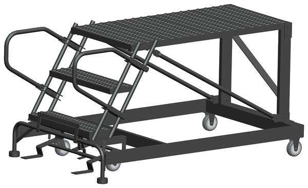 Ballymore Roll Work Platform, Steel, Single, 30 In.H SNR33648
