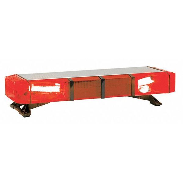 Whelen Low Profile Mini Light Bar, 28-1/2" L, Red 9MMEDGEP R