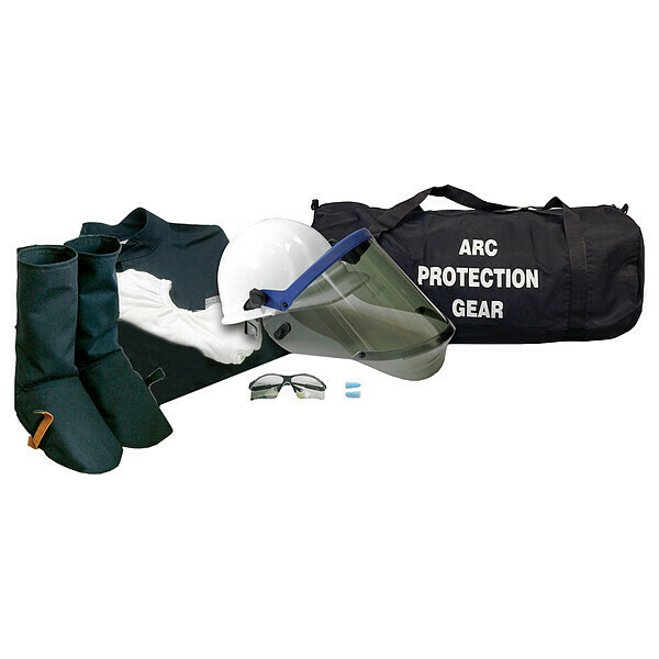 Chicago Protective Apparel Arc Flash Coat and Legging Kit, Navy, 3XL AG12-CL-3XL-NG