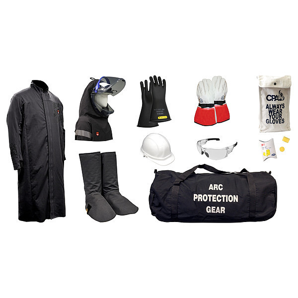 Mechanix Wear Arc Flash Protection Clothing Kit, Sz 8 AG40-GP-CL-XL-H3P-8