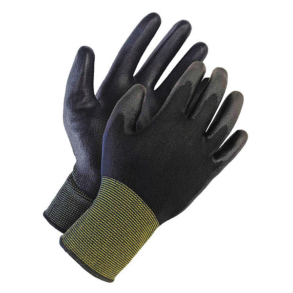 Bdg Seamless Knit Black Nylon Black Polyurethane Palm, Size L (9) 99-1-9802-9