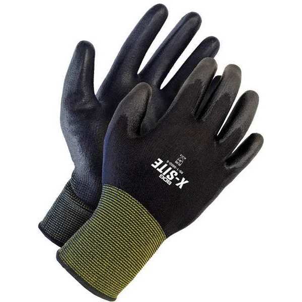 Bdg Seamless Knit Black Nylon Black Polyurethane Palm, Shrink Wrapped, Size M (8) 99-1-9802-8-K