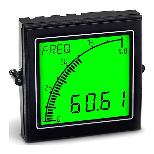 Trumeter Frequency Panel Meter, 12 NEMA Rating APM-FREQ-APO