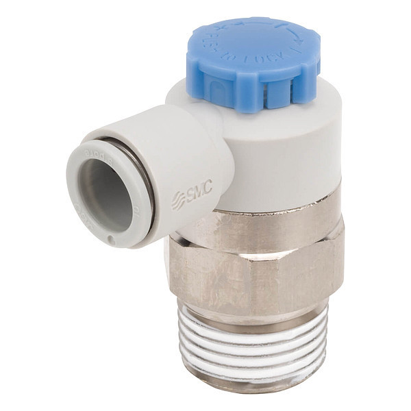 Smc Speed Control Valve, 10mm Tube, 1/2 In AS4211F-04-10SA