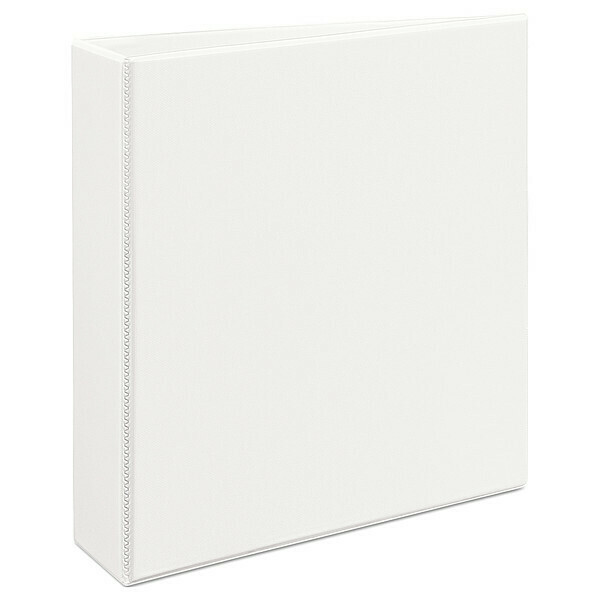 Zoro Select 2" Durable Binder, White, 11 x 8.5 AVE09501