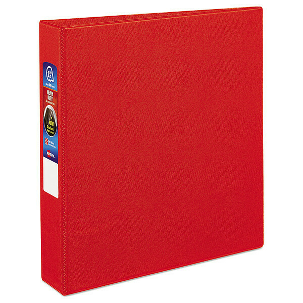 Avery 1-1/2" D-Ring Binder, Heavy Duty, Red AVE79585