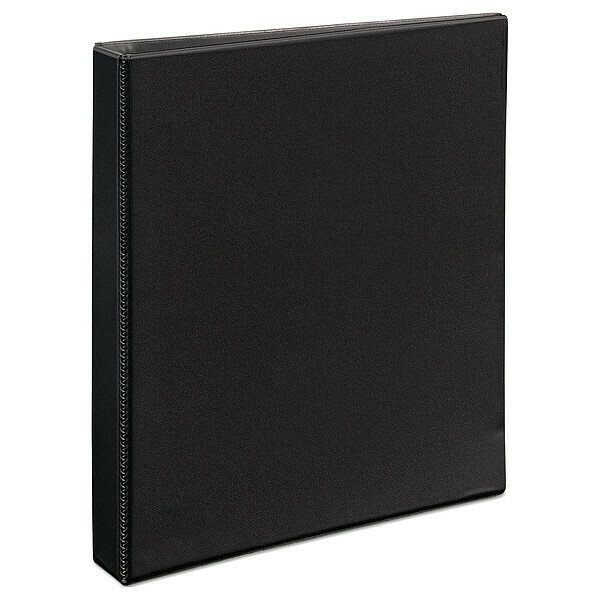 Avery 1" D-Ring Binder, Heavy Duty, Black AVE79699