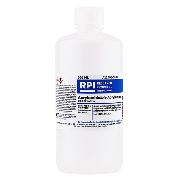 Rpi Acrylamide/bis-Acryl 29:1 Solution, 500mL A11405-500.0