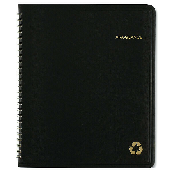 At-A-Glance Planner, 6-7/8 x 8-3/4", Simulated Leather 70120G0509