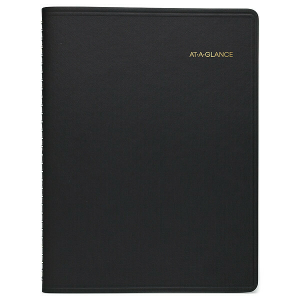 At-A-Glance Appointment Book, Black, 8-1/4 x 10-7/8" 70-957-05
