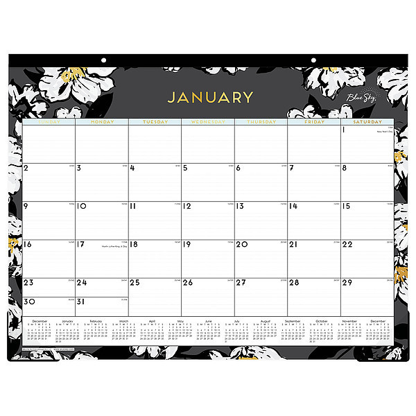 Blue Sky Desk Pad, 22 x 17", 1 Month per Page BLS110215