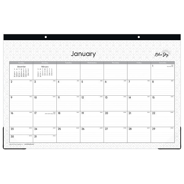 Blue Sky Desk Pad, 11 x 17", 1 Month per Page BLS111293