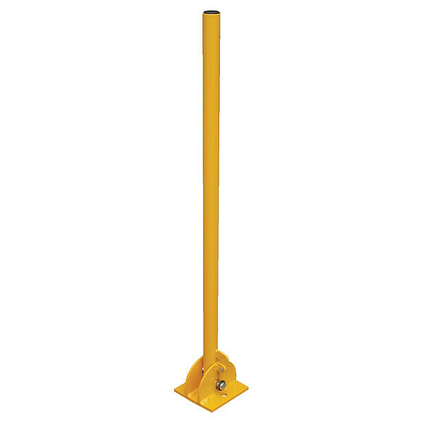 Zoro Select Flexible Bollard, Fold Down, 1-3/4", Yellow BOL-FD-36-Y