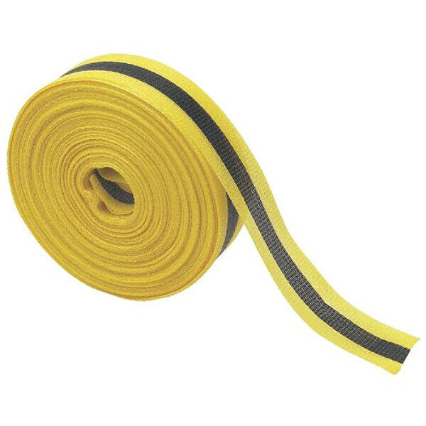 Zoro Select Barricade Tape, Yellow/Black, 200ft x 2 In 91176