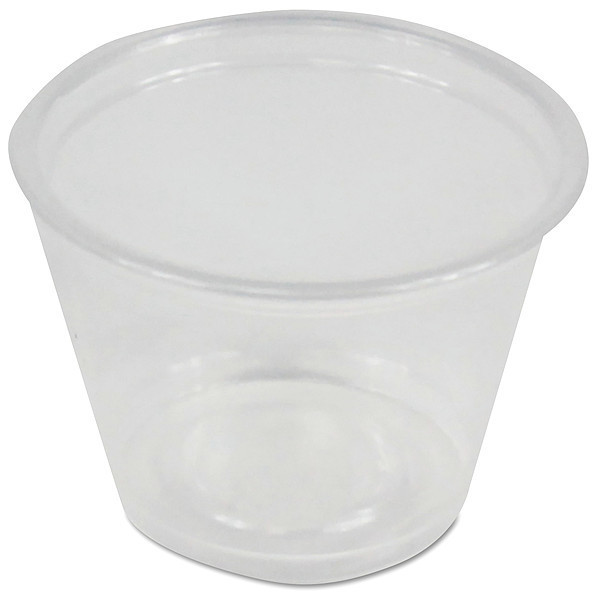 Zoro Select Disposable Portion Cup, 1 oz, CLR, PK2500 BWKPRTN1TS