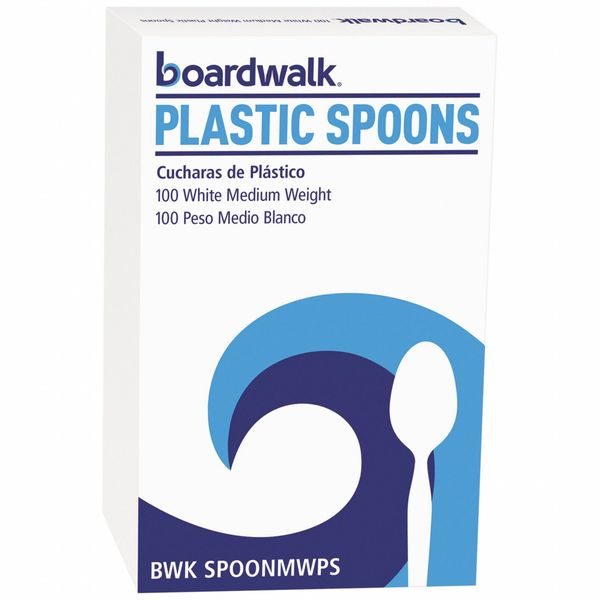 Zoro Select Spoon, White, Med, PK100 BWK SPOONMWPS