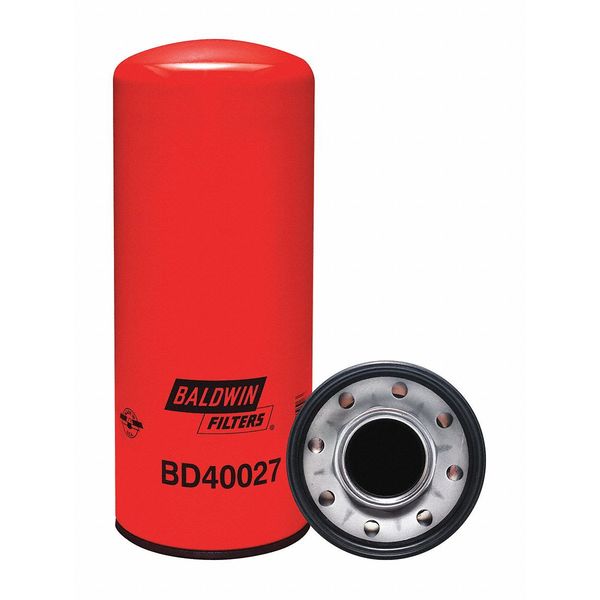 Baldwin Filters Oil Filter, 11-25/32" H x 11-25/32" L BD40027
