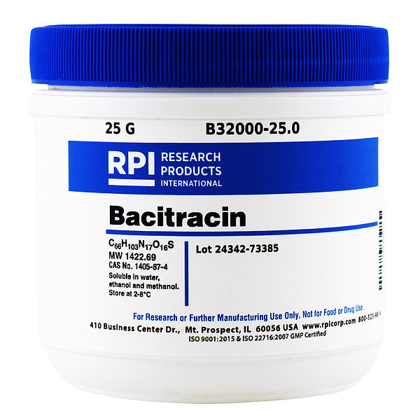 Rpi Bacitracin, 25g B32000-25.0