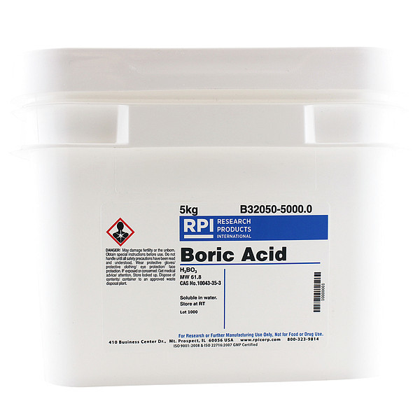 Rpi Boric Acid, 5kg B32050-5000.0