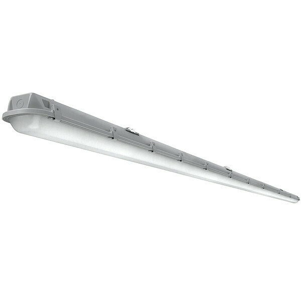 Lithonia Lighting Vapor Tight LED Strip Light, Curved, 96 CSVT L96 8000LM MVOLT 40K 80CRI