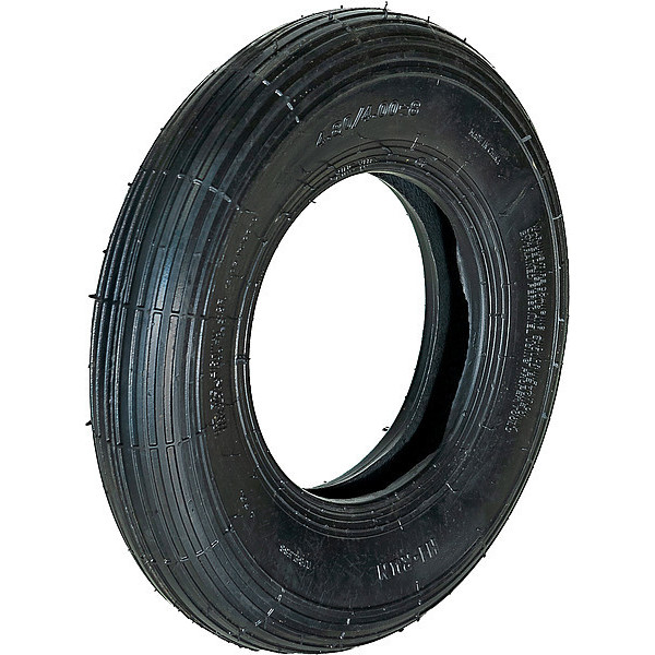 Hi-Run Wheelbarrow Tire, 4.80/4.00-84 Ply, Rib CT1003