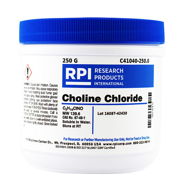Rpi Choline Chloride, 250g C41040-250.0