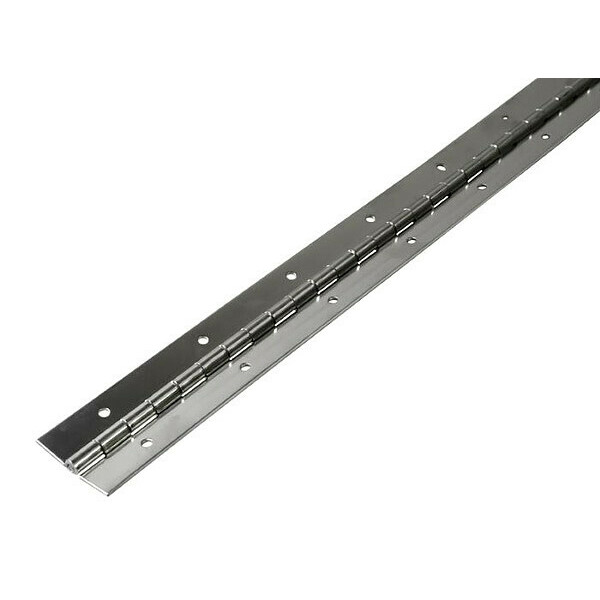 Monroe Pmp 2" W x 72" H Bright Nickel Continuous Hinge CB24020072GA