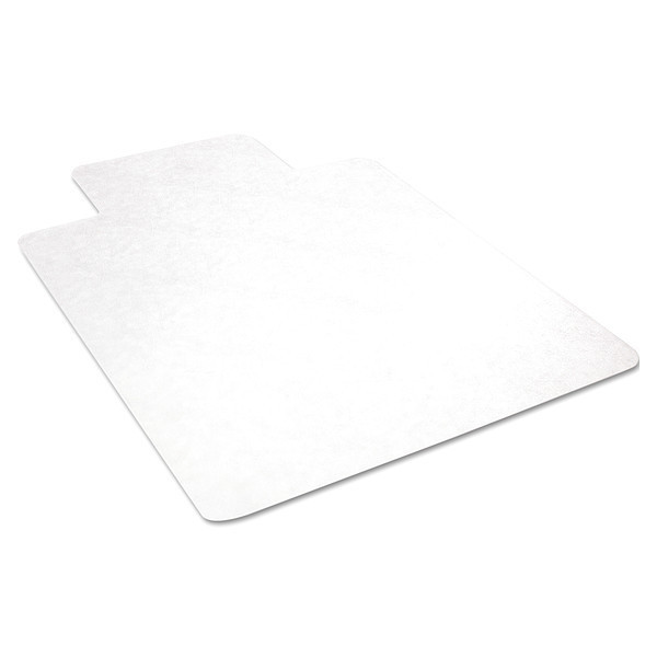 Deflecto Chair Mat 45x53", Traditional Lip Shape, Clear, for Hard Floor CM21232