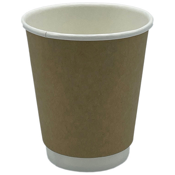 Zoro Select Disposable Hot Cup, 8 oz, Kraft, PK500 EHCDW8-K