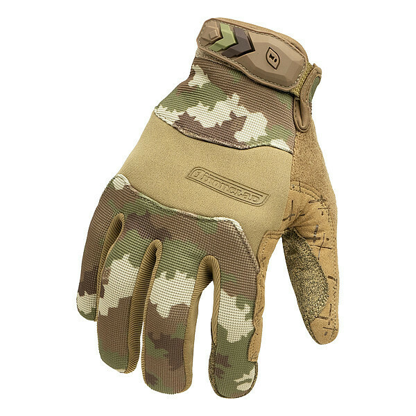 Ironclad Performance Wear Tactical Pro Glove, Camo, 1 PR EXOT-PCAM-04-L