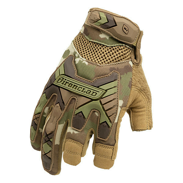 Ironclad Performance Wear Tactical Trigger Glove, Camo, 1 PR EXOT-FRICAM-06-XXL