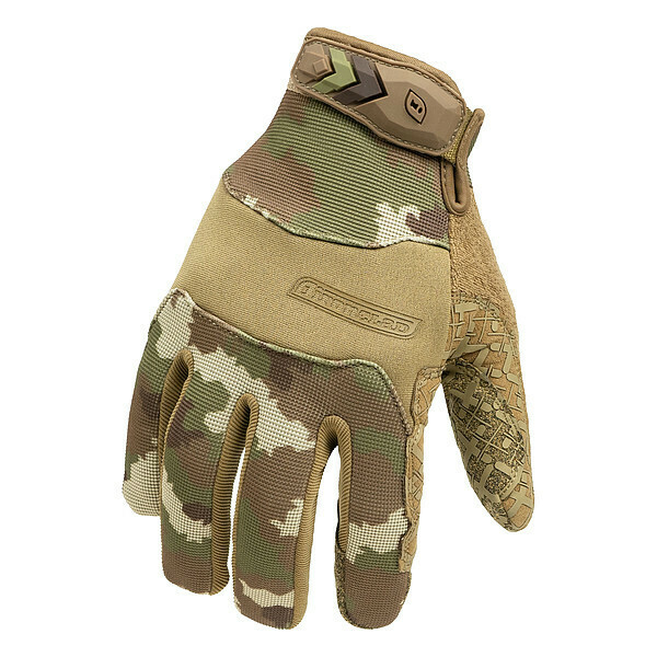 Ironclad Performance Wear Tactical Grip Glove, Camo, 1 PR EXOT-GCAM-06-XXL