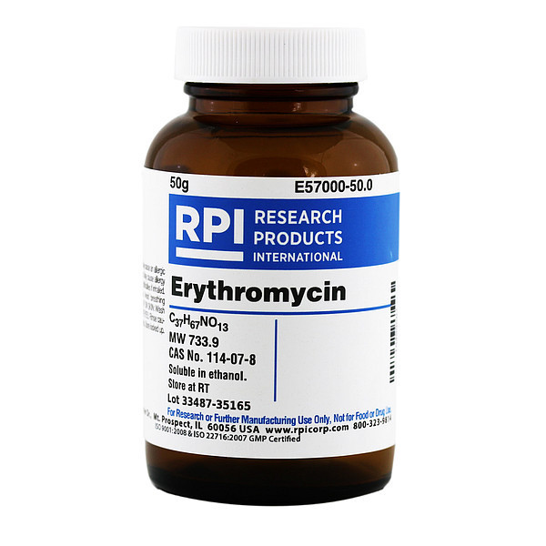 Rpi Erythromycin, 50g E57000-50.0