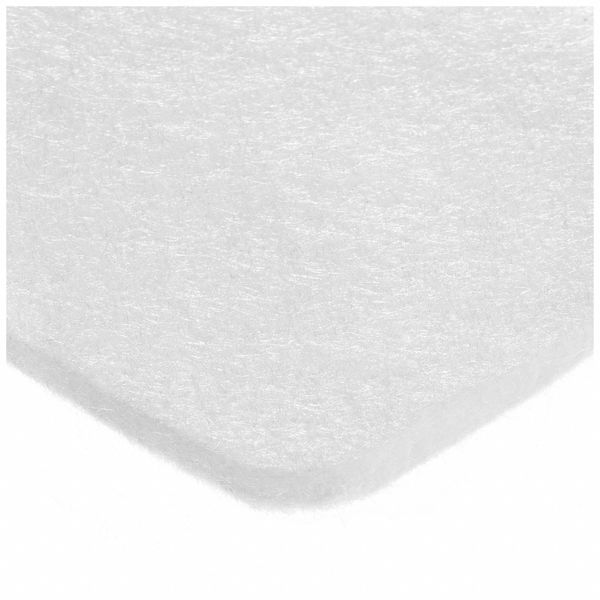 Zoro Select Polyester Filter Felt, Shape Roll, 10 ft L BULK-FFS-PET-19