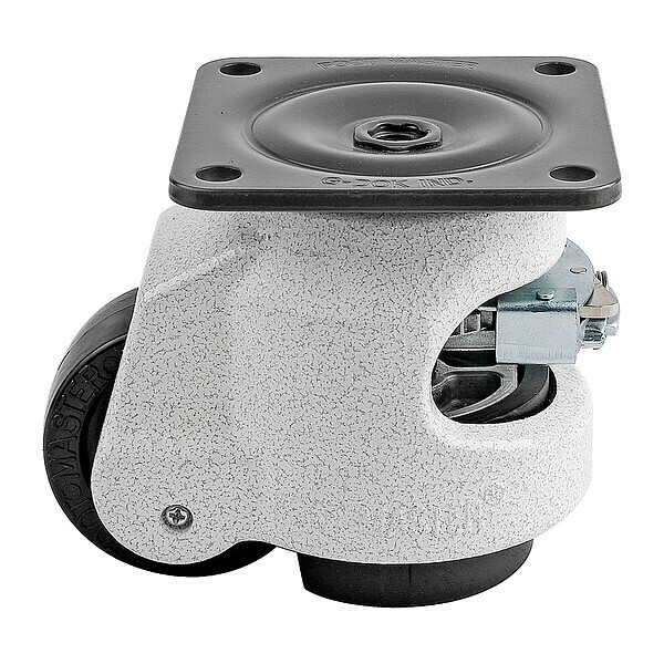 Foot Master Leveling Plate Caster, 63mm, 1102lb GDR-80-F-NYN