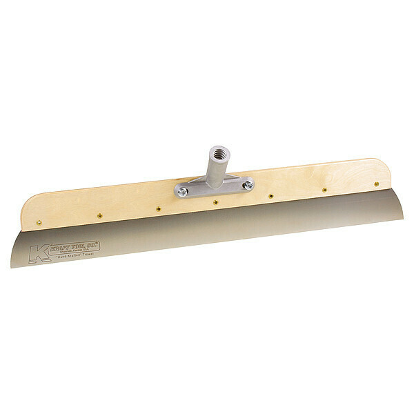 Kraft Tool Hand Held Concrete Smoother, 24 in, Wood GG603