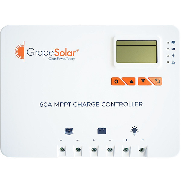 Grape Solar Solar Charge Cntrllr, 60A, 150V DC, 24 V DC GS-MPPT-ZENITH-60
