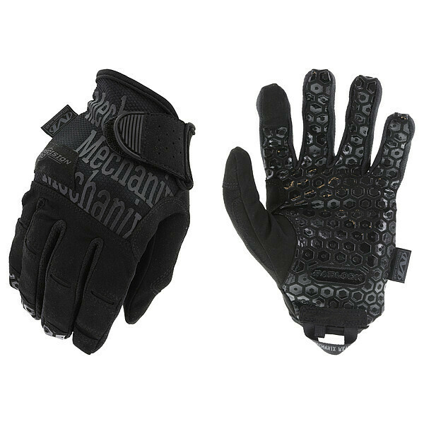 Mechanix Wear Tactical Glove, 2XL, Covert Black/PR HDG-F55-012