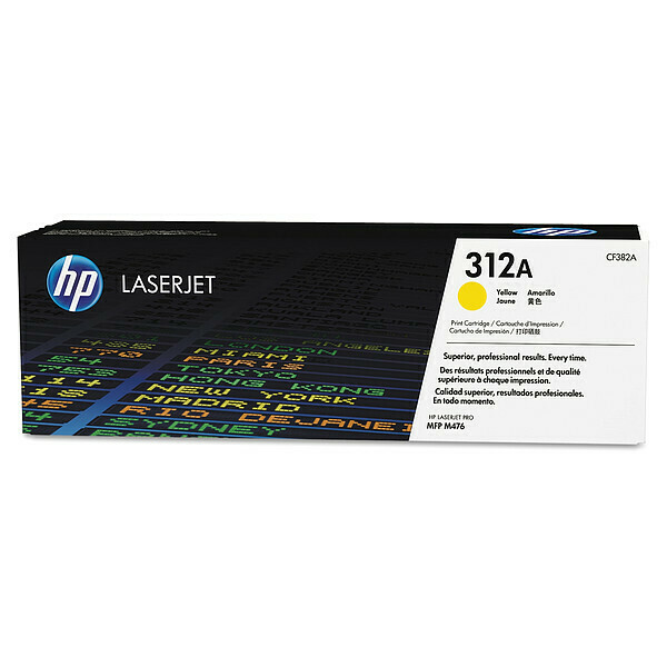 Hp Toner Cartridge, 2700, Yellow CF382A