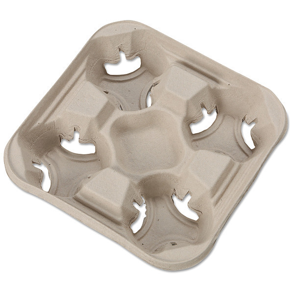 Chinet Disp Cup Tray, Beige, 1 3/4 in H, PK300 20994