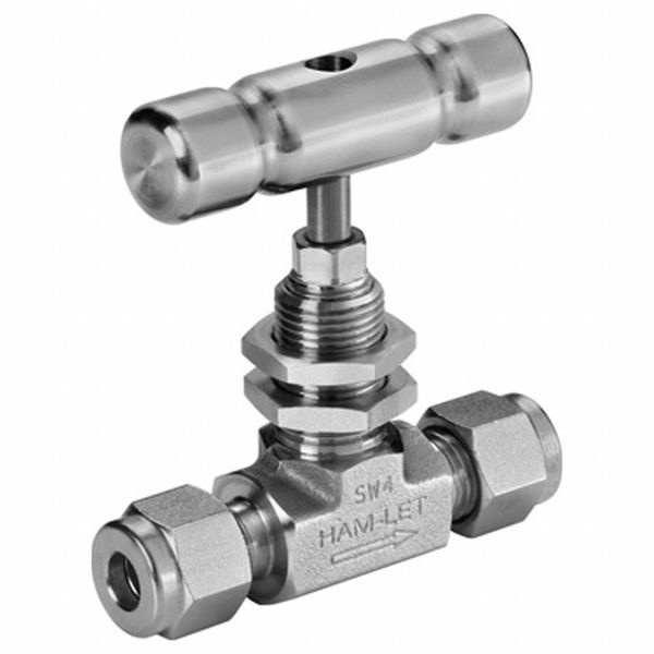 Ham-Let SS Needle Valves, 5,000 psi, Straight H-300U-SS-L-V-12MM-M