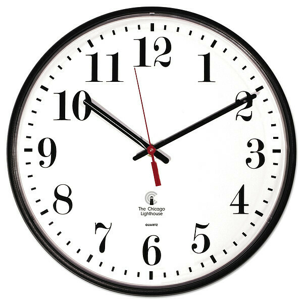 Zoro Select Clock, Slimline, Black 67300002