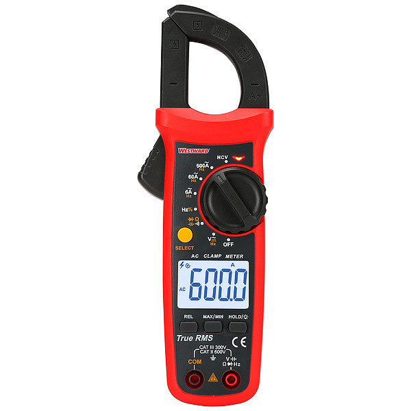 Westward Digital Clamp Meter, 600A, 600V 800HC2