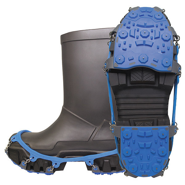 Winter Walking Ice Cleats, Unisex, Blue/Gray, PR JD7725-S